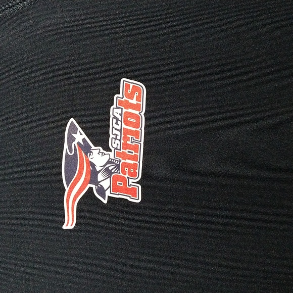 Girls Patriots Navy Short Sleeve Tee Shirt Size XL (16) - Picture 3 of 6